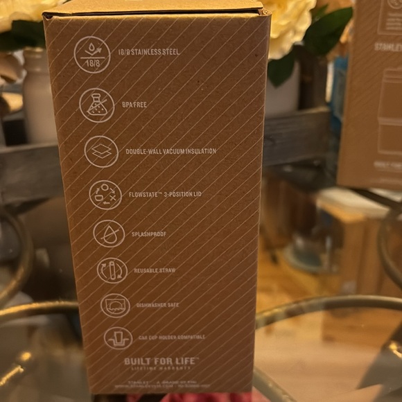 Pink Stanley 14 oz Flowstate Tumbler new in box - Picture 5 of 5